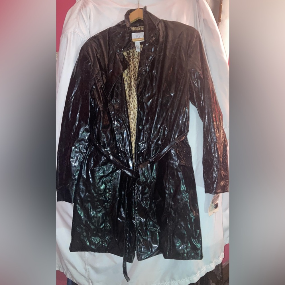Jaclyn Smith Raincoat with belt Women's Jacket Kmart